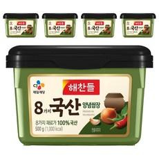 CJ Haechandle 好餐得 韓國國產8種調味包飯醬, 500g, 5個