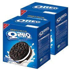 오레오 화이트 크림 초콜릿 샌드위치 쿠키, 1kg, 2개