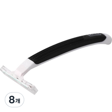 Blue Market 酒店一次性剃須刀黑色, 8個, 1入