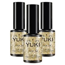 유키 컬러 젤네일, 127호 스파클링샌드, 5g, 3개