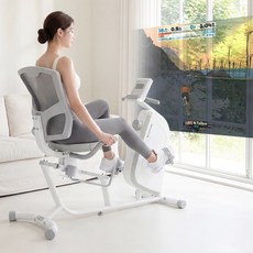 이고진 좌식 실내자전거, 906R, 화이트