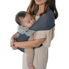 Cherinette 薄款頭部支撐揹巾, 灰色