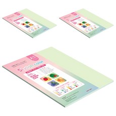 종이문화 SS 스타일리쉬 시즌 두꺼운 혼합색지 205g 01 Spring, 39개, A3