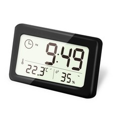 생활공식 디지털 온습도계, 블랙