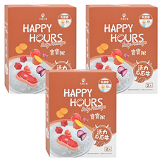 HAPPY HOURS 寶寶粥 6個月以上寶寶適用 2包入, 活力瓜瓜牛, 300g, 3盒
