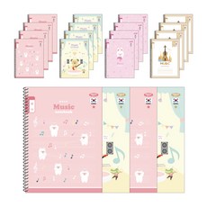 PENPIA 1000 小學春季筆記 1-6 少女音樂, 隨機發貨, 20個