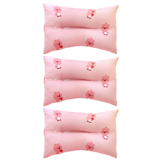 Nara Home Deco Zanmang Loopy 可愛愛心 護頸枕, 3個, 粉色