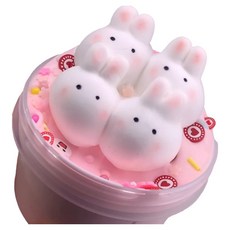 Emily slime Mochi Mochi 奶油史萊姆, 1個, 250g, 粉紅色