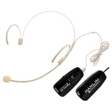 HANLIN 2C 2.4MIC+ 雙耳掛2.4G頭戴麥克風 傳輸距離遠 音質清晰 佩戴舒適 輕巧隱形, Plus款