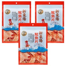 新東陽 魷魚片 炭烤, 80g, 3包