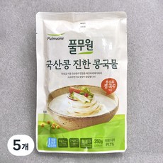 풀무원 진한 콩국물, 350g, 5개