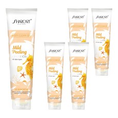 SHARCART 臉部身體去角質凝膠 海馬香, 310ml, 5個