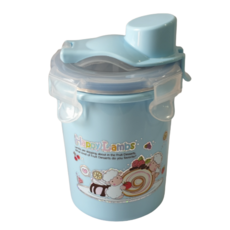 兒童雙手柄吸管杯 260ml S號, 藍色, 1個