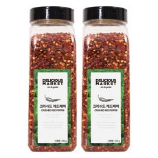 딜리셔스마켓 크러쉬드 레드페퍼 대형, 320g, 2개