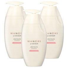 HAIR RECIPE 髮的食譜 米糠溫養修護護髮素 清新果香, 350ml, 3瓶