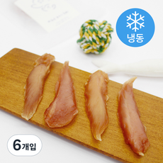 반려동물 제주 청정 육포 50g (냉동), 닭 안심, 6개