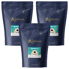 Kapkawa Monster Bean花生坦尚尼亞深烘焙咖啡, 手沖咖啡/研磨咖啡(咖啡機用), 500g, 3包