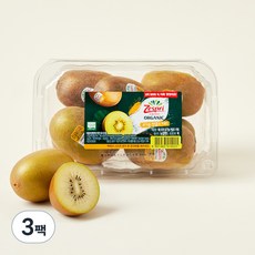 제스프리 유기농 썬골드키위, 800g, 3팩