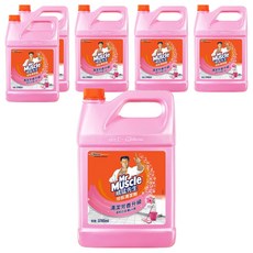 威猛先生 地板清潔劑 完美花香 清潔芳香升級 溫和近皮膚pH值, 3.785L, 6桶