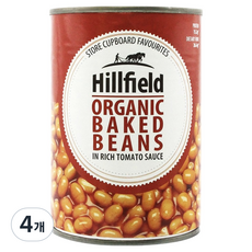 힐필드 유기농 베이크드빈, 400g, 4개