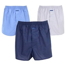 PEARLY HILLS 分離式純棉透氣四角褲 3件 + 收納盒組