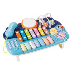 PLAYFUL TOYS 頑玩具 電話敲琴 12PCS GU-YL512, 藍色, 1個