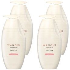 HAIR RECIPE 髮的食譜 米糠溫養修護護髮素 清新果香, 350ml, 4瓶