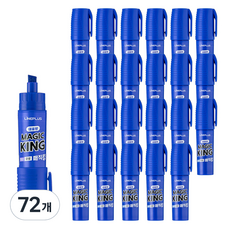 Lineplus 魔法筆 7~8mm 大容量油性麥克筆, 藍色, 72個