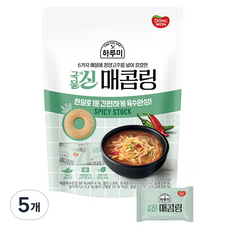 동원 하루미 국물의신 매콤링, 5개, 80g