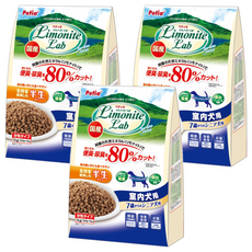 Petio 派地奧 7歲室內熟齡犬專用配方 褐鐵礦便不臭寵物軟食 (100g x 10包), 1kg, 3袋, チキン味
