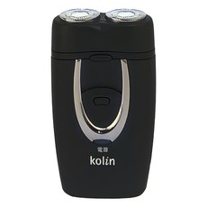 Kolin 歌林 雙刀頭 USB充電式 電鬍刀 防水 黑色 KSH-DLR400 95 x 55 x 28mm