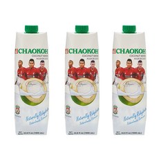 차오코 코코넛 워터, 1L, 3개
