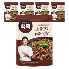 PAIK COOK 白種元韓式牛肉醃醬, 160g, 5個