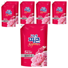 碧珍 Signature高濃縮衣物柔軟精補充包 花季慶典, 1.7L, 6個