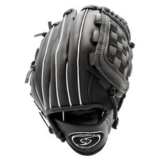 Sunbird 全新皮革棒球手套右腳趾成人 S600N, 黑色的, 1個