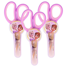 Sun-Star 兒童專用剪刀, 迪士尼冰雪奇緣授權, 刀片不易沾黏, 附專用保護殼, 冰雪奇緣, 3個