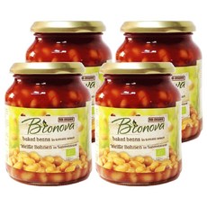 Bionova 茄汁焗豆罐頭, 340g, 4個