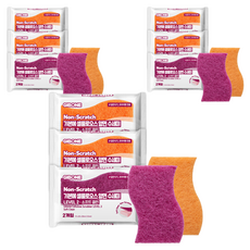 GIBONE 纖維素雙面菜瓜布 等級2 柔軟清潔 隨機出貨, 2入, 9個