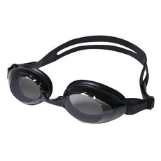 Tamsaa 頂級防紫外線與防霧游泳護目鏡, 黑色, 1個