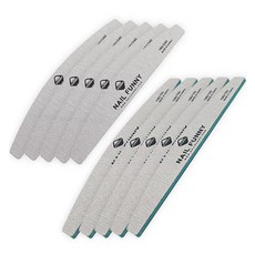 指甲趣味指甲護理斑馬銼 100/150 5p + 180/240 5p, 混合顏色, 1套