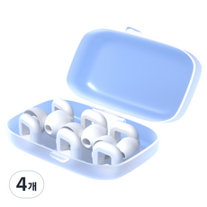디케이원 데일리한 예쁜 소음방지 귀마개 화이트C 1.3 x 1.5 cm, 4개, 6개입