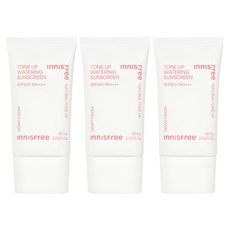 이니스프리 톤업 워터링 선스크린 SPF50+ PA++++, 60ml, 3개
