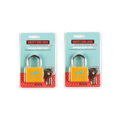 Blue Ears側鎖式側邊鎖 黃色, 2個