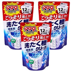 第一石鹼 大型洗衣槽清潔劑 粉狀 380g, 除菌, 消臭, 適用12kg以上洗衣機, 3包