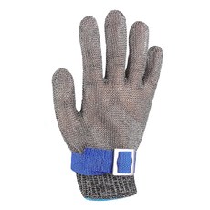 AHOYE 9級不鏽鋼絲防割安全工作手套 深灰色 耐磨損, p01_05244683, 1支, L