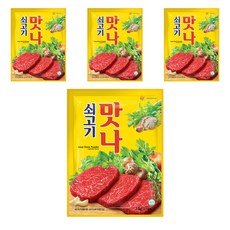 청정원 쇠고기맛나, 1kg, 4개