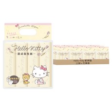 Hello Kitty 凱蒂貓 濕式衛生紙 20抽 花果香, 4包, 12袋