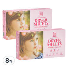 NATURE LOVE MERE 嬰幼兒衣物柔軟烘衣紙 櫻花香 40片, 80g, 8個