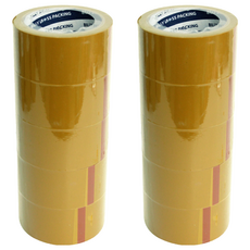 Big Dream 用於重型包裝的堅固盒式膠帶 63MIC 48mm x 40m, 米色, 10個