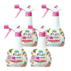 FUMAKILLA 福馬 食物成分天然噴霧 桃香, 除蟎 1.5個月, 350ml, 4瓶